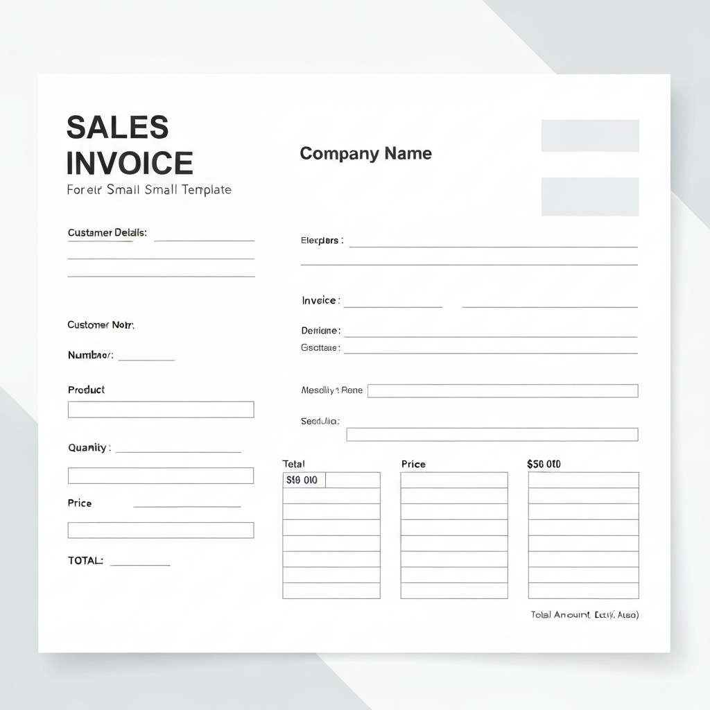 Sales Invoice Template for Small Business A Comprehensive Guide